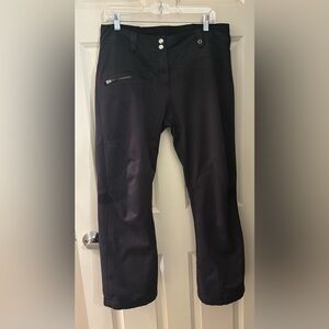 Obermeyer Women's Snow Ski/Board Pants, Black, 10 Short